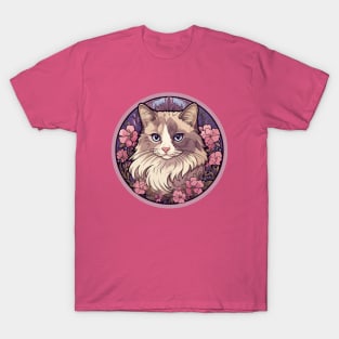 Ragdoll Rose Cascade T-Shirt